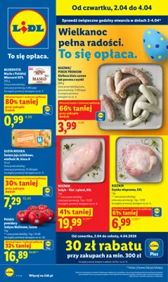 Lidl gazetka - od 02/04/2026 do 04/04/2026